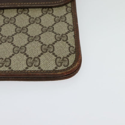 Gucci GUCCI GG Supreme Shoulder Bag PVC Beige Gold 004 904 0671 Authentic ep10822