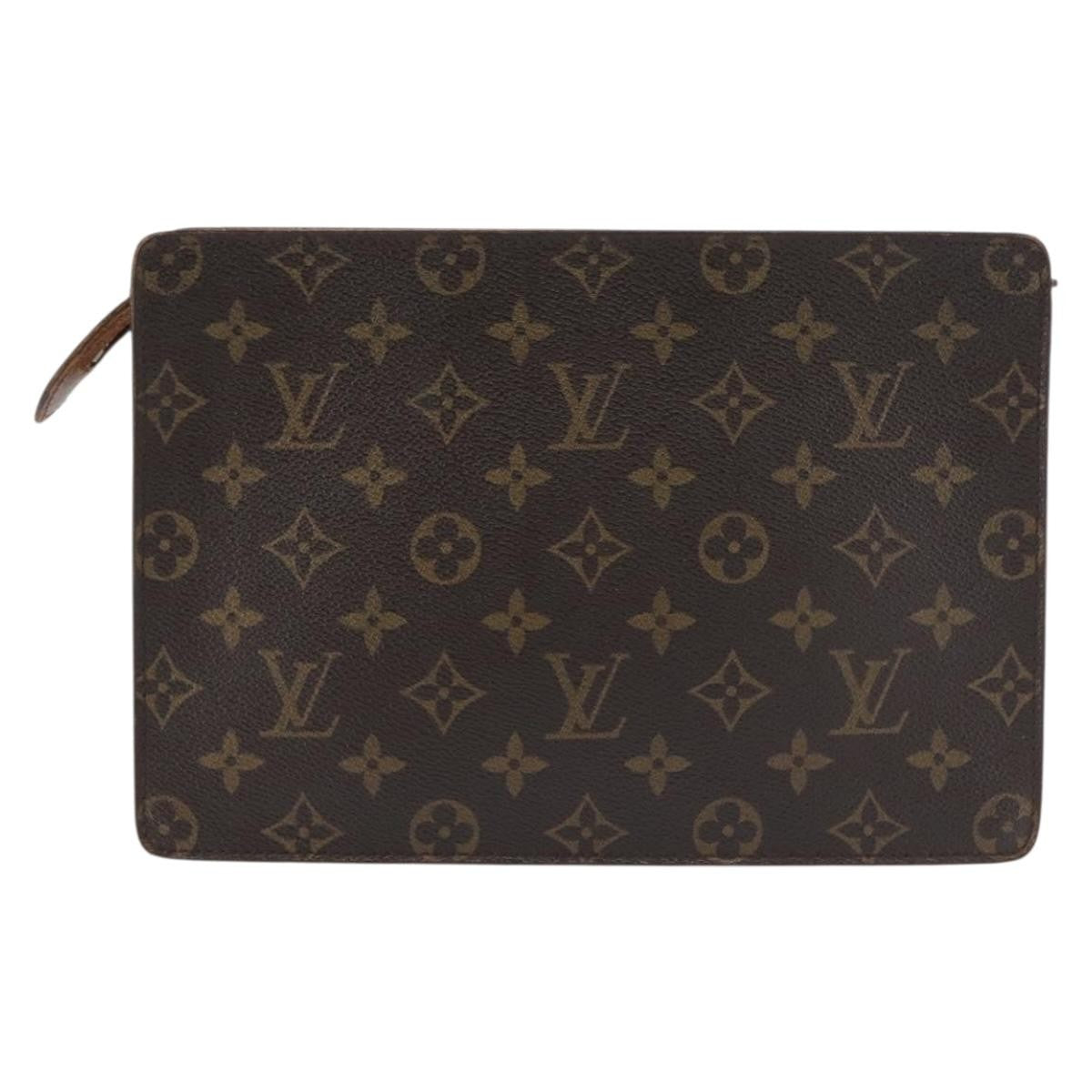 Louis Vuitton LOUIS VUITTON Monogram Pochette Homme Clutch Bag M51795 LV Authentic 142513