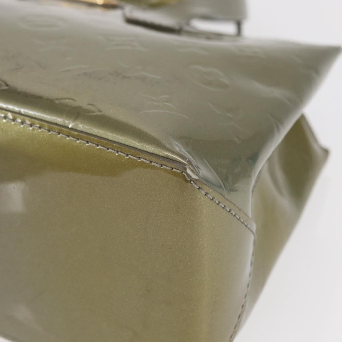 Louis Vuitton LOUIS VUITTON Monogram Vernis Wilshire PM Bag Gris Art Deco M91627 Authentic 156778