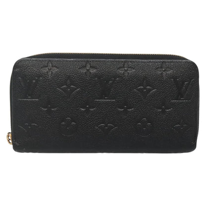 Louis Vuitton LOUIS VUITTON Monogram Empreinte Zippy Wallet Wallet Black M61864 LV Authentic hk2892 Bag