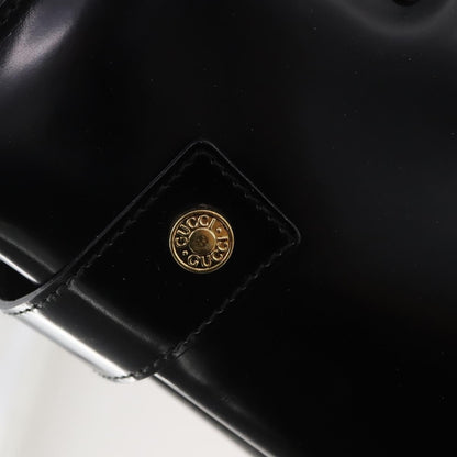 Gucci GUCCI Tote Bag Patent leather Black Gold 002 1046 0407 Authentic BAZ151