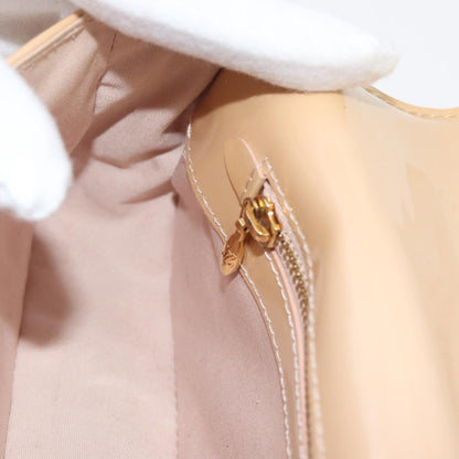 Louis Vuitton LOUIS VUITTON Vernis Pochette Sobie Bag Rose Flow Lantern M93489 LV Authentic 175411A