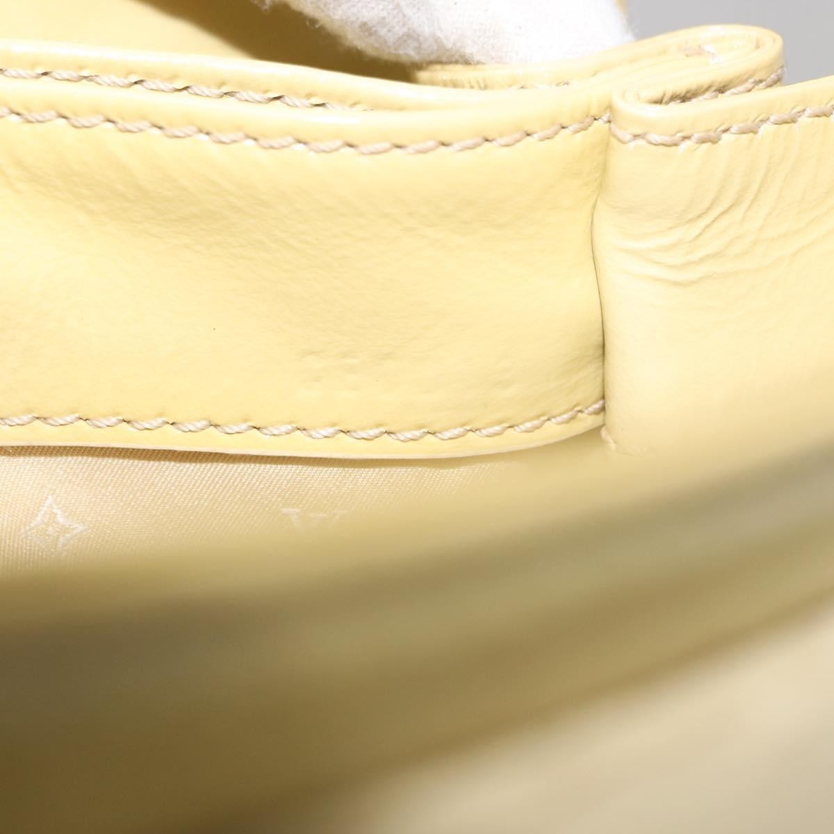 Louis Vuitton LOUIS VUITTON Cruise line Sac Bicolor Hand Bag Enamel Yellow M92547 Authentic bs29940