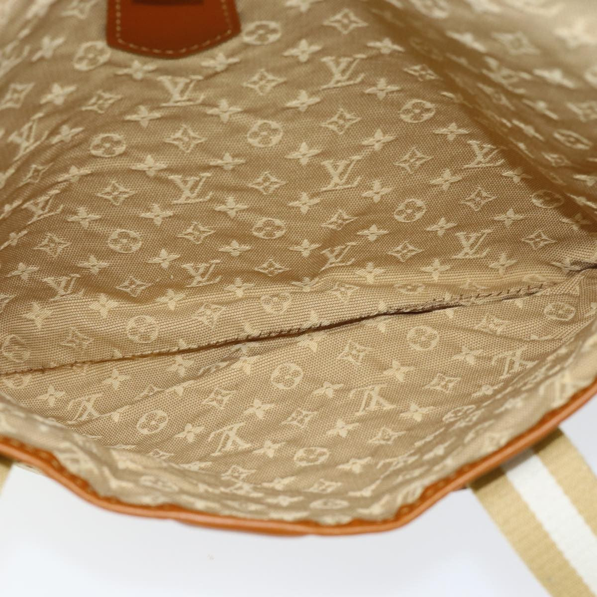 Louis Vuitton LOUIS VUITTON Monogram Mini Kabamari Kate Tote Bag Beige M92492 LV Authentic 73754