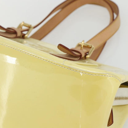 Louis Vuitton LOUIS VUITTON Monogram Vernis Rosewood Avenue Hand Bag Perle M93508 Authentic ka519