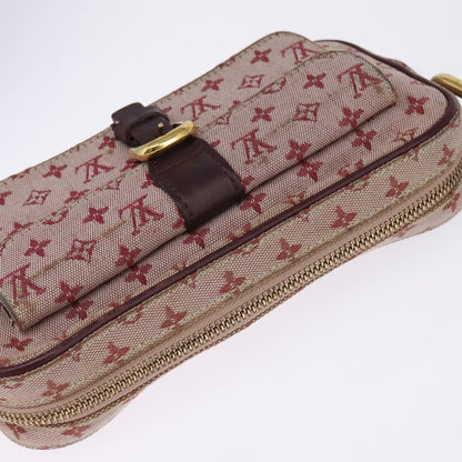 Louis Vuitton LOUIS VUITTON Monogram Mini Juliet MM Shoulder Bag Red M92219 LV Authentic 145345