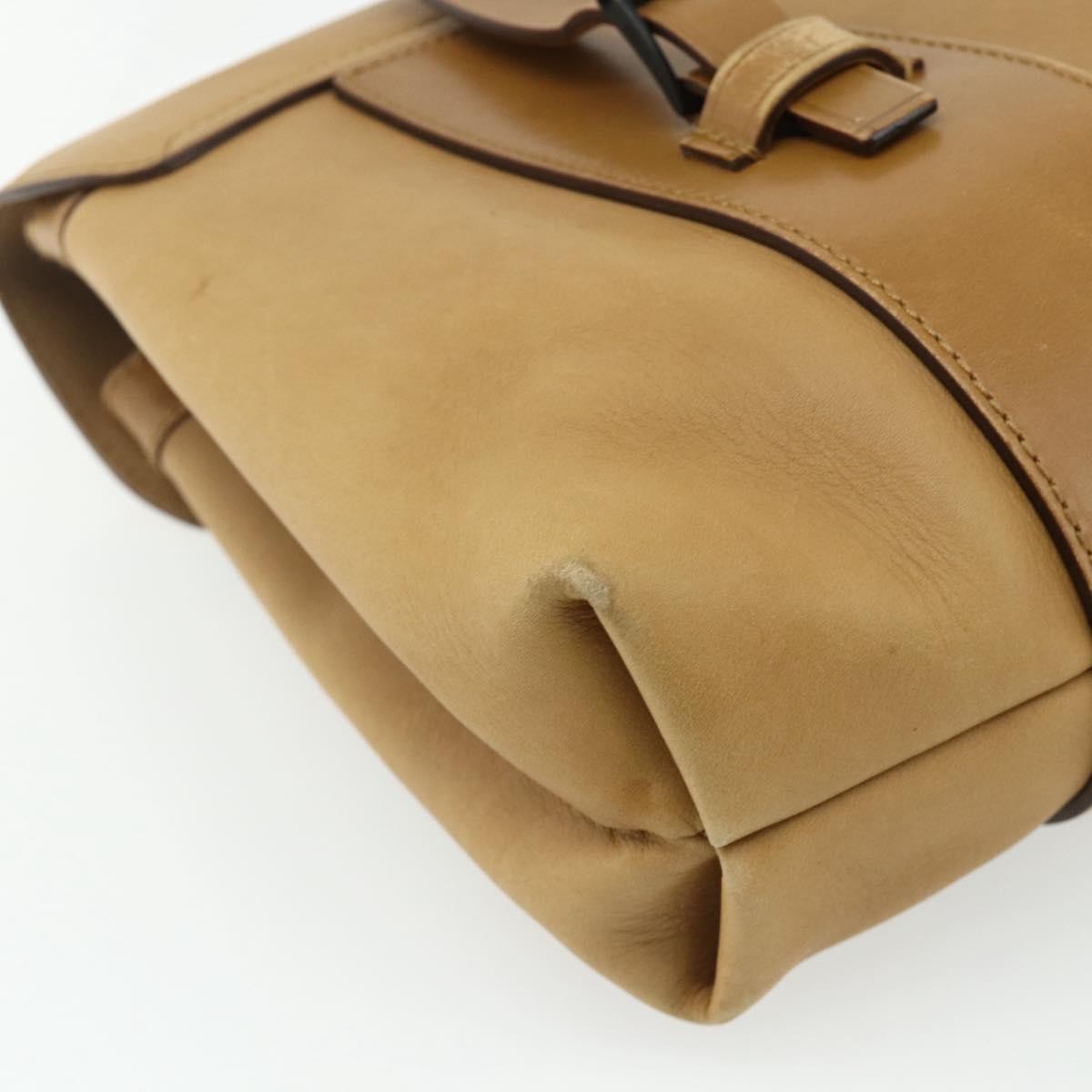 Gucci GUCCI Hand Bag Leather Beige 101287 Authentic 177601