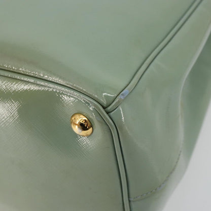 Prada PRADA Galleria Hand Bag Safiano leather 2way Green Gold Authentic bs35189