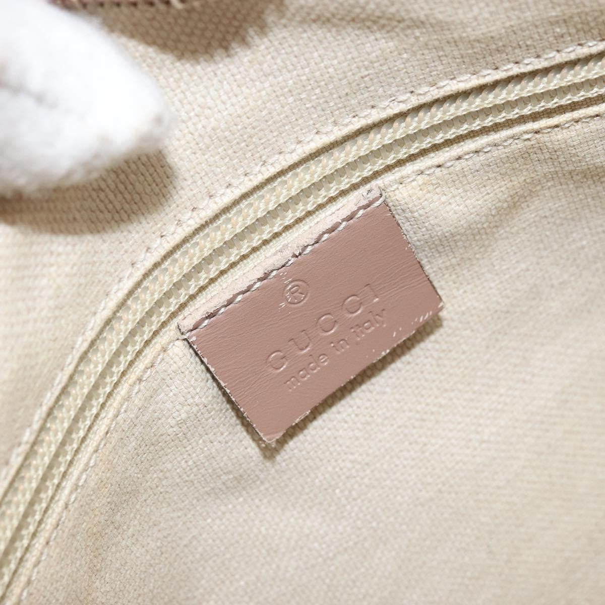 Gucci GUCCI GG Supreme Tote Bag PVC Beige Gold 353440 Authentic YKZ112
