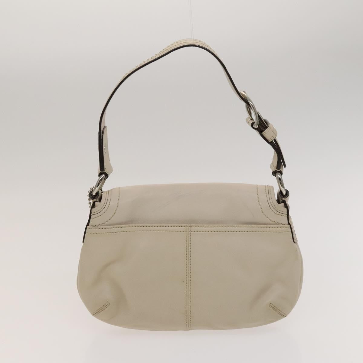 Coach Coach Shoulder Bag Leather 2 Set Brown Light Beige Authentic am8664