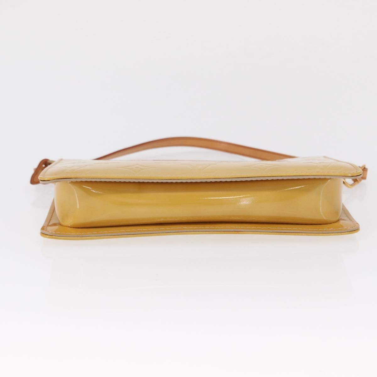 Louis Vuitton LOUIS VUITTON Monogram Vernis Lexington Accessory Pouch Beige M91010 Authentic 165721 Bag
