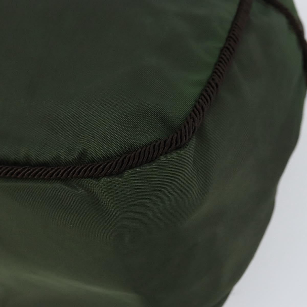 Prada PRADA Hand Bag Nylon Green Authentic 153060