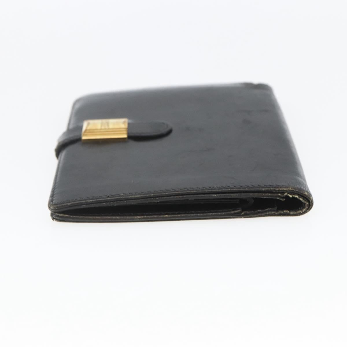 Hermès Hermès HERMES Saumur Diane Wallet Leather Black Authentic bs32957 Bag