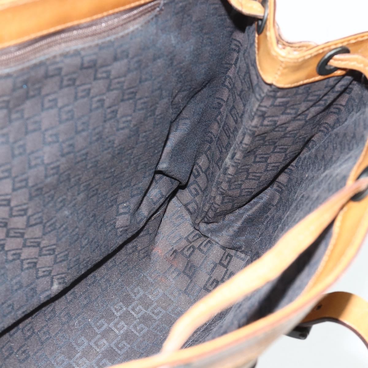 Gucci GUCCI Hand Bag Leather Beige 101287 Authentic 177601