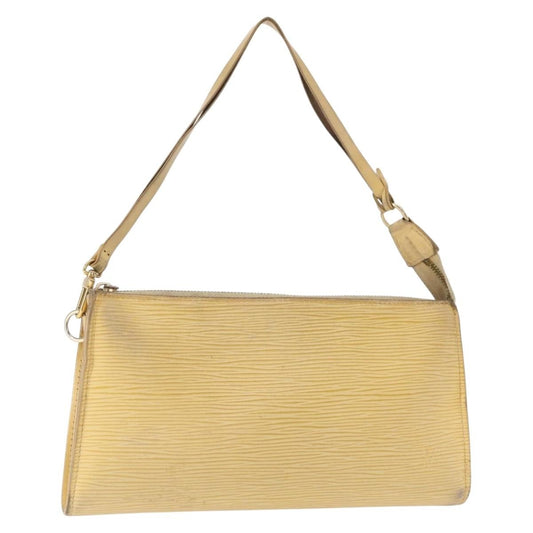 Louis Vuitton LOUIS VUITTON Epi Pochette Accessoires Pouch Vanilla M5294A LV Authentic ka982 Bag