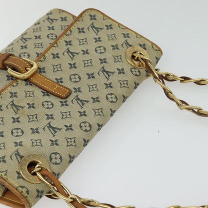 Louis Vuitton LOUIS VUITTON Monogram Mini Camille Chain Shoulder Bag Blue M92002 Authentic BD1396