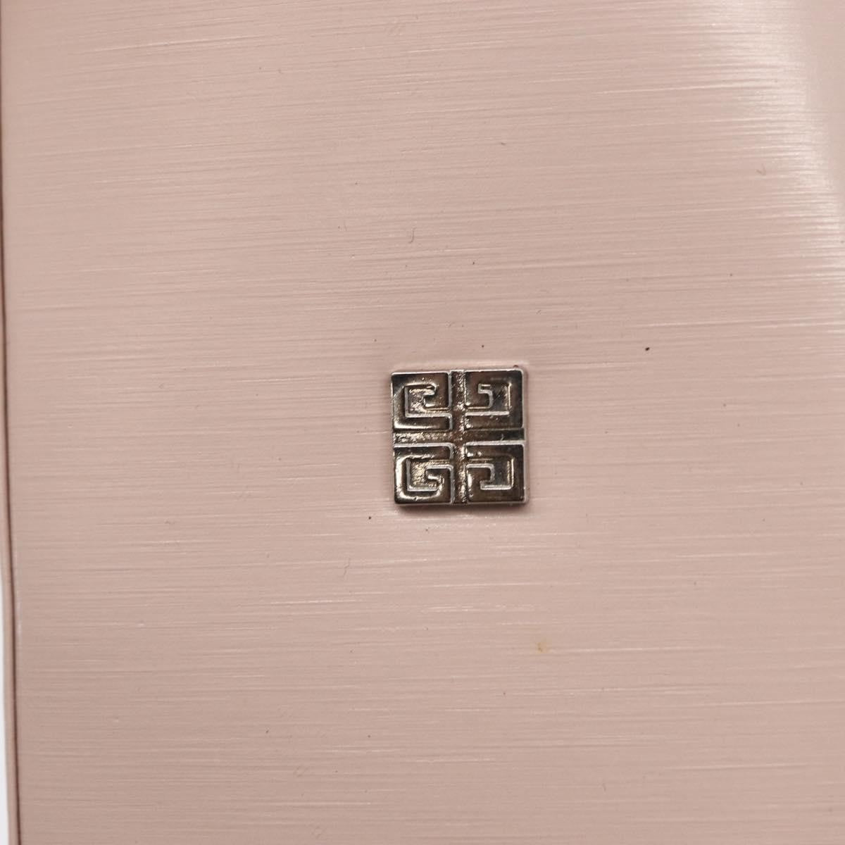 Givenchy GIVENCHY Hand Bag Leather Pink Silver Authentic bs30997