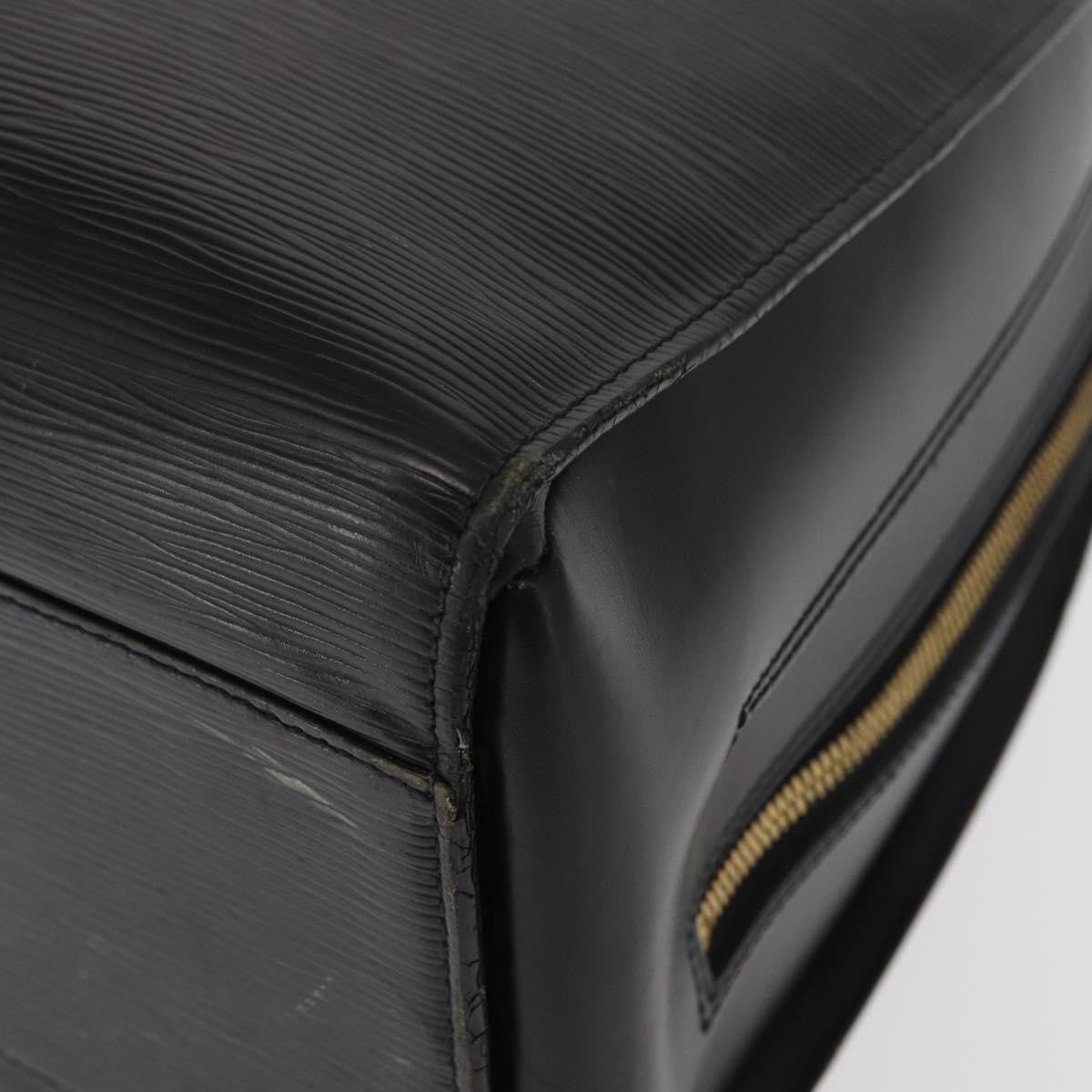 Louis Vuitton LOUIS VUITTON Epi Sorbonne Business Bag Black M54512 LV Authentic 159371