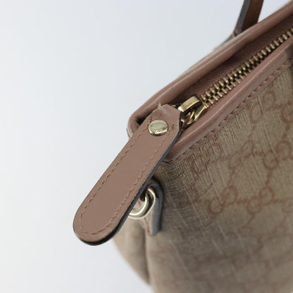 Gucci GUCCI GG Supreme Tote Bag PVC Beige Gold 353440 Authentic YKZ112