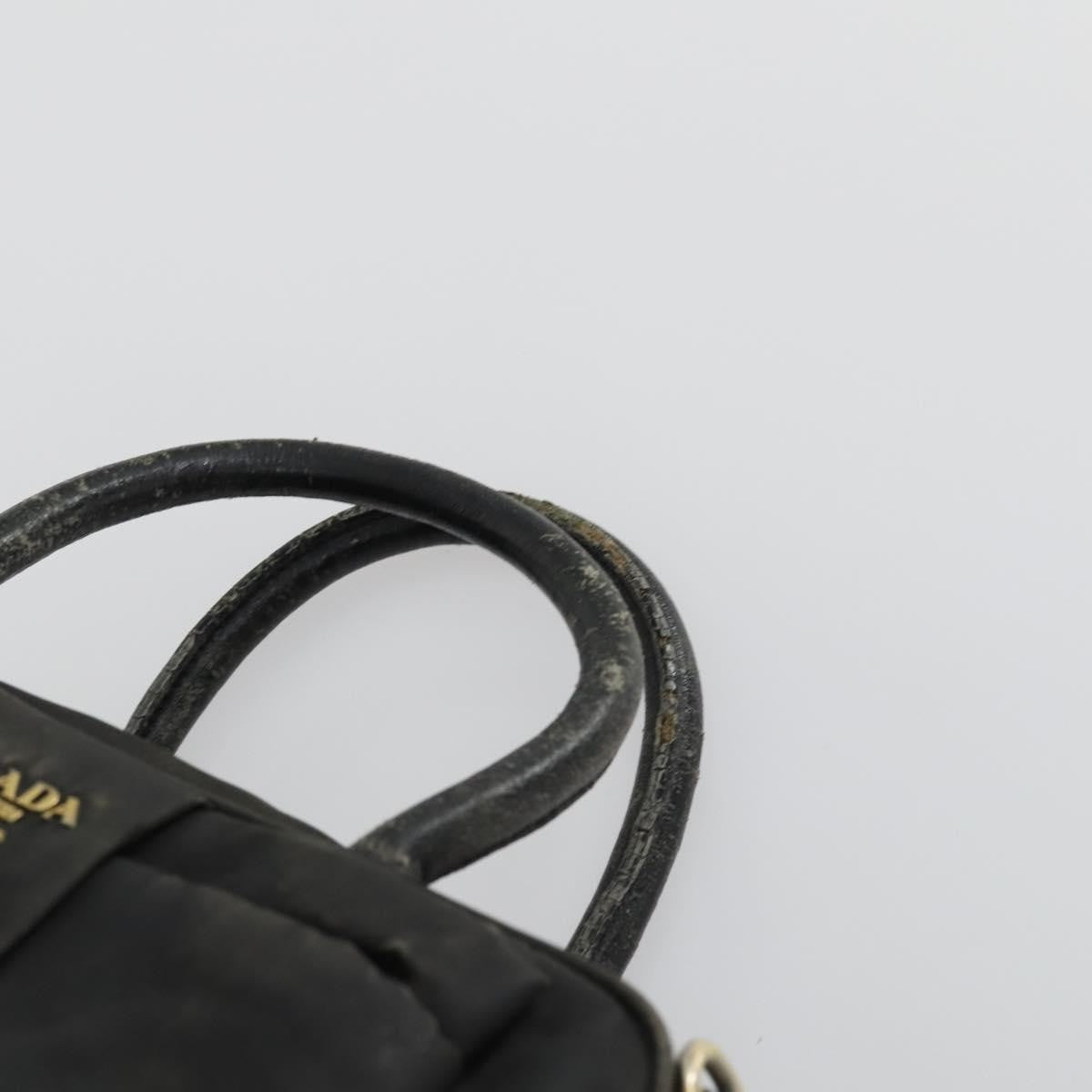 Prada PRADA Tote Bag Nylon 2 Set Black Beige Authentic 157078