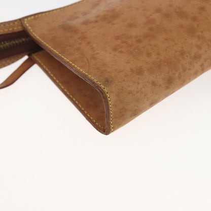 Louis Vuitton LOUIS VUITTON Nomad Cabas Amble PM Pouch Leather Beige M92502 LV Authentic 168227 Bag