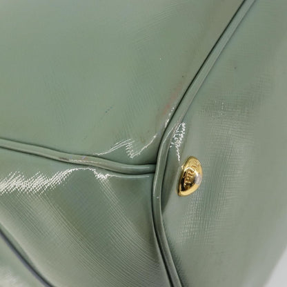 Prada PRADA Galleria Hand Bag Safiano leather 2way Green Gold Authentic bs35189