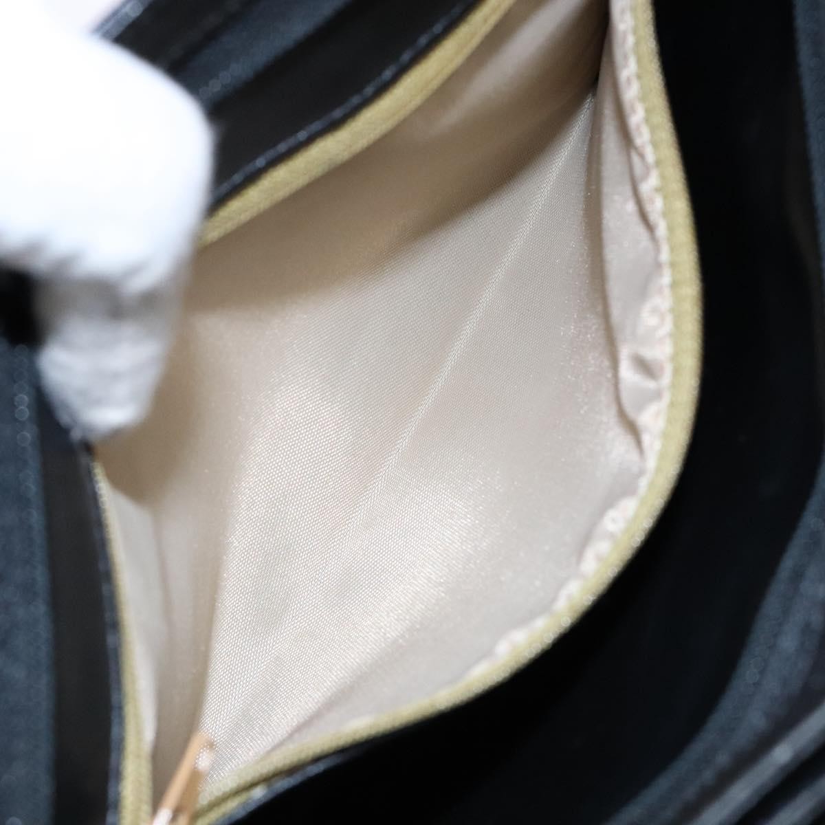 Givenchy GIVENCHY Shoulder Bag Leather Black Gold Authentic bs28533