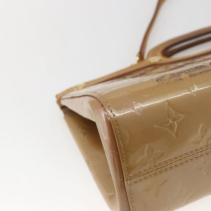 Louis Vuitton LOUIS VUITTON Monogram Vernis Roxbury Drive Bag 2Way Noisette M91372 Authentic 164676