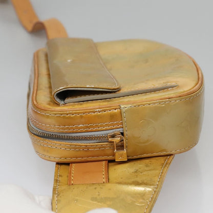 Louis Vuitton LOUIS VUITTON Monogram Vernis Fulton Waist bag Gris M91041 LV Authentic yk17565