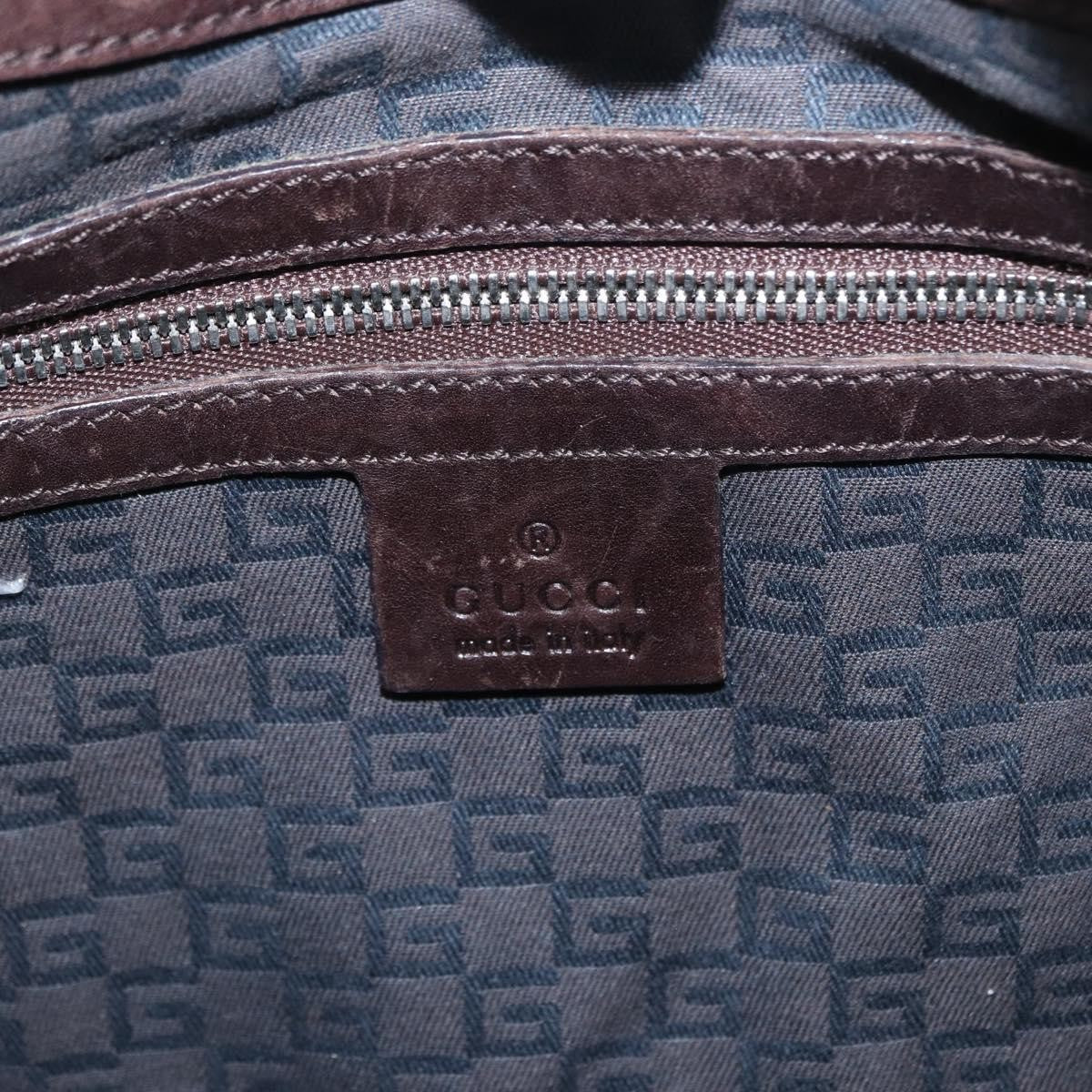 Gucci GUCCI Web Sherry Line Shoulder Bag Beige Silver Red 114877 Authentic yk19547