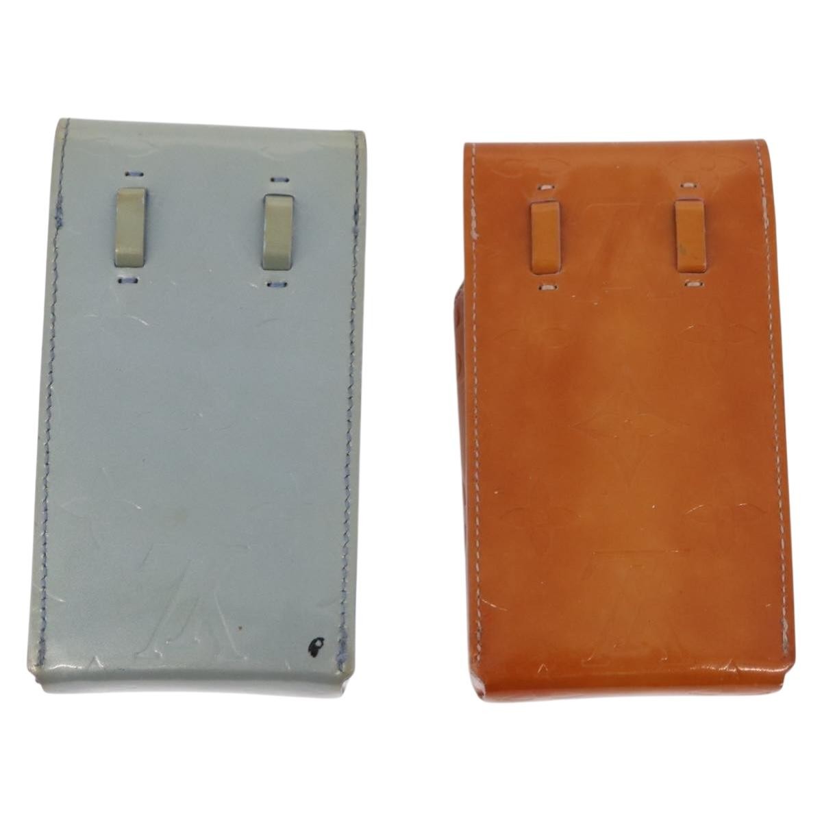 Louis Vuitton LOUIS VUITTON Vernis Cigarette Case 4 Set Bronze Pink Lavand LV Authentic 175001 Bag