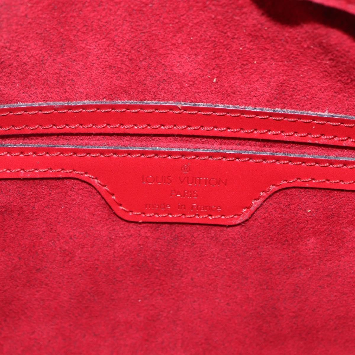 Louis Vuitton LOUIS VUITTON Epi Soufflot Hand Bag Red M52227 LV Authentic mr1713V