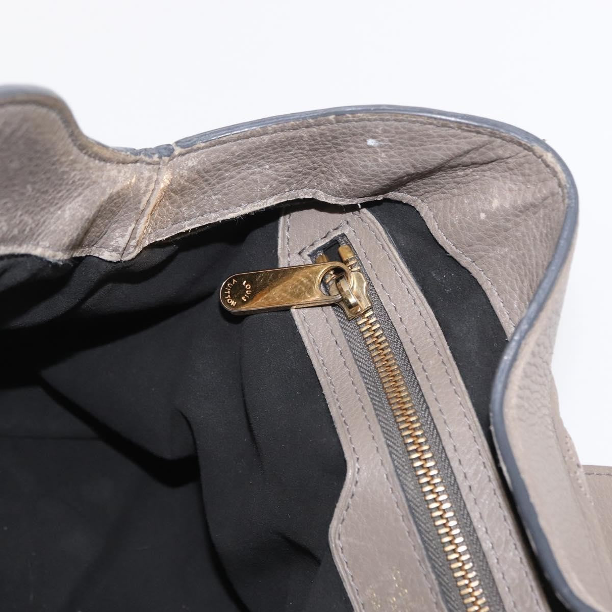 Louis Vuitton LOUIS VUITTON Mahina Shiels PM Hand Bag Leather Opal M93084 LV Authentic BA10353