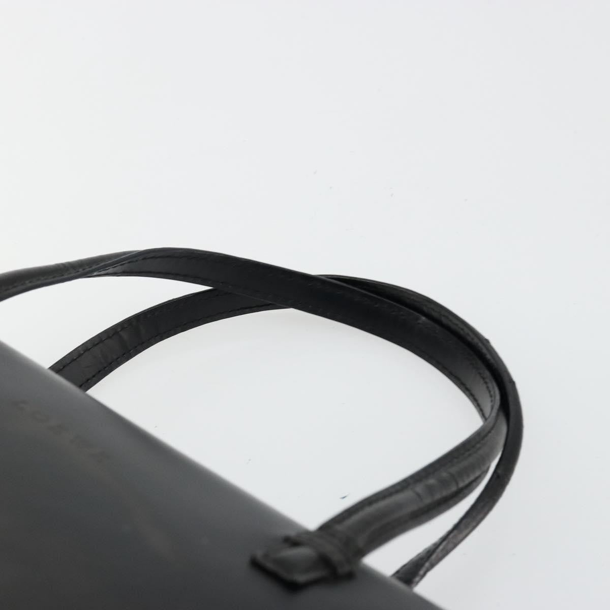 Loewe LOEWE Hand Bag Leather Black Gold Authentic bs34657
