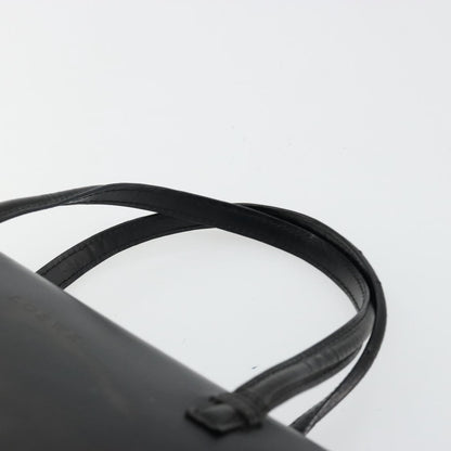 Loewe LOEWE Hand Bag Leather Black Gold Authentic bs34657