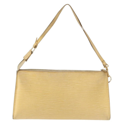 Louis Vuitton LOUIS VUITTON Epi Pochette Accessoires Pouch Vanilla M5294A LV Authentic ka982 Bag
