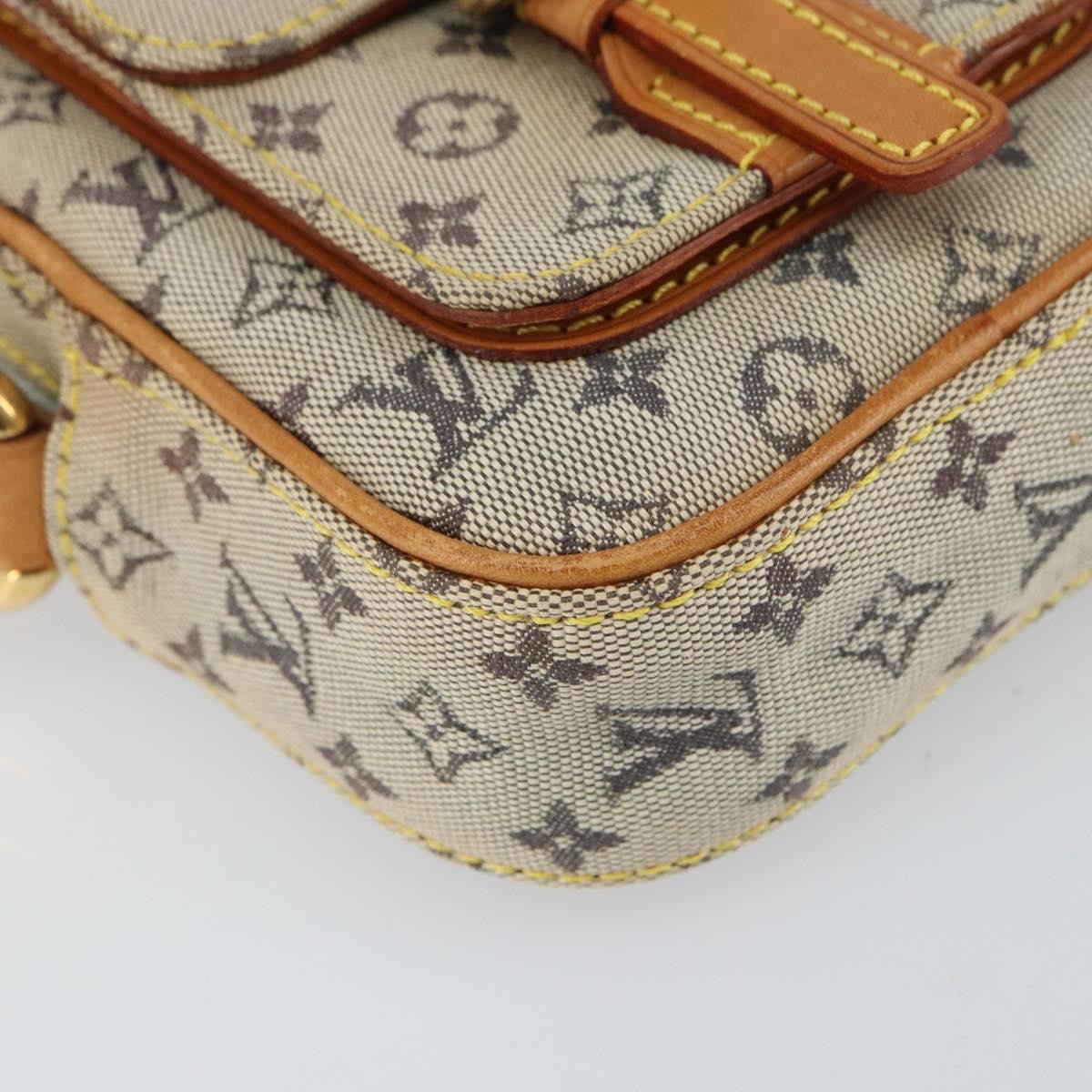 Louis Vuitton LOUIS VUITTON Monogram Mini Juliet PM Shoulder Bag Blue M92005 LV Authentic 157379