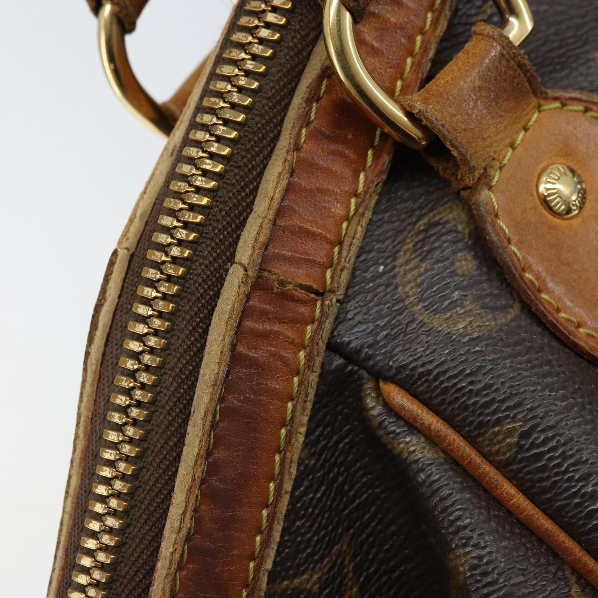 Louis Vuitton LOUIS VUITTON Monogram Tivoli PM Hand Bag M40143 LV Authentic LNZ153