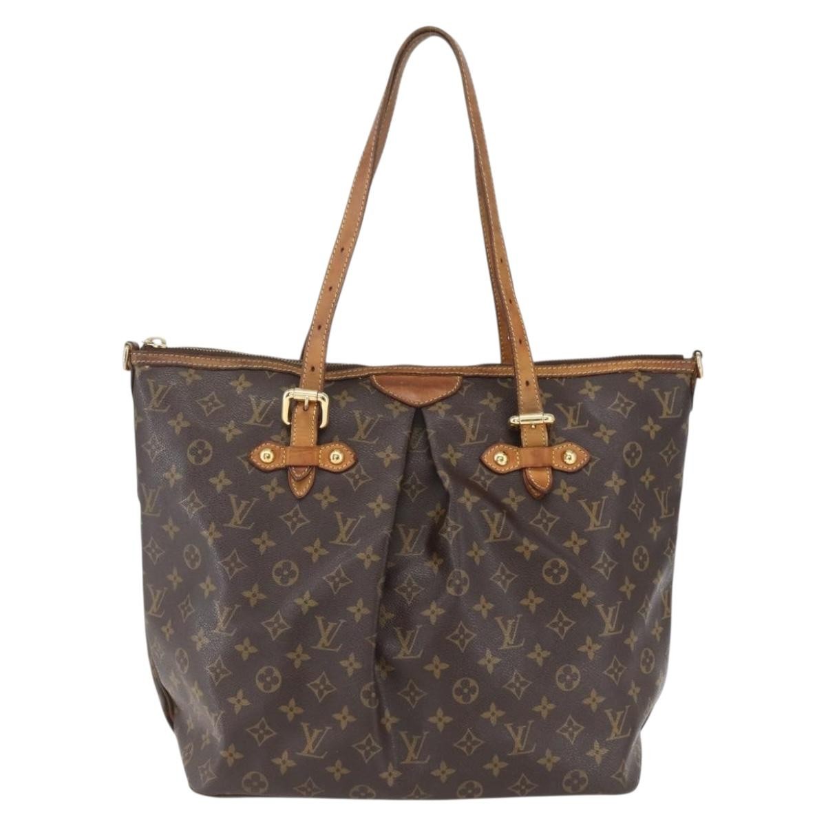 Louis Vuitton LOUIS VUITTON Monogram Palermo GM Tote Bag M40146 LV Authentic bs31768