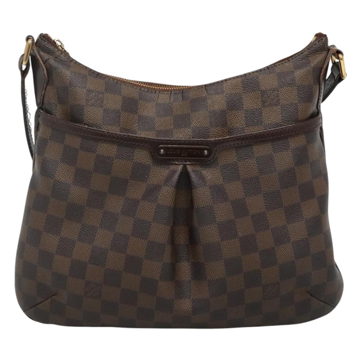 Louis Vuitton LOUIS VUITTON Damier Ebene Bloomsbury PM Shoulder Bag N42251 LV Authentic BD248