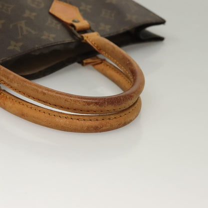 Louis Vuitton LOUIS VUITTON Monogram Sac Plat Hand Bag M51140 LV Authentic 135616