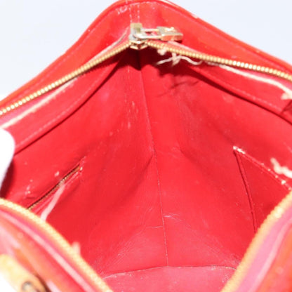 Louis Vuitton LOUIS VUITTON Monogram Vernis Houston Hand Bag Rouge M91092 LV Authentic bs30835