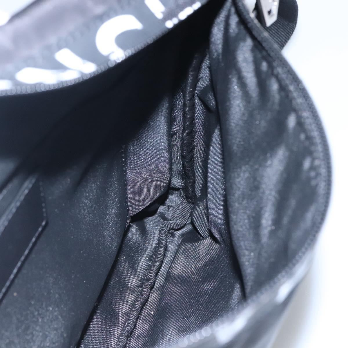 Givenchy GIVENCHY Shoulder Bag Nylon Black Silver Authentic bs23553