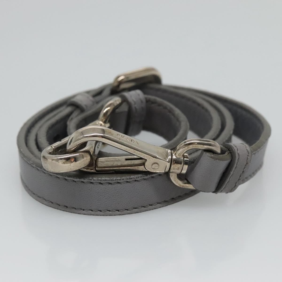 Prada PRADA Hand Bag Nylon 2way Gray Authentic 110159