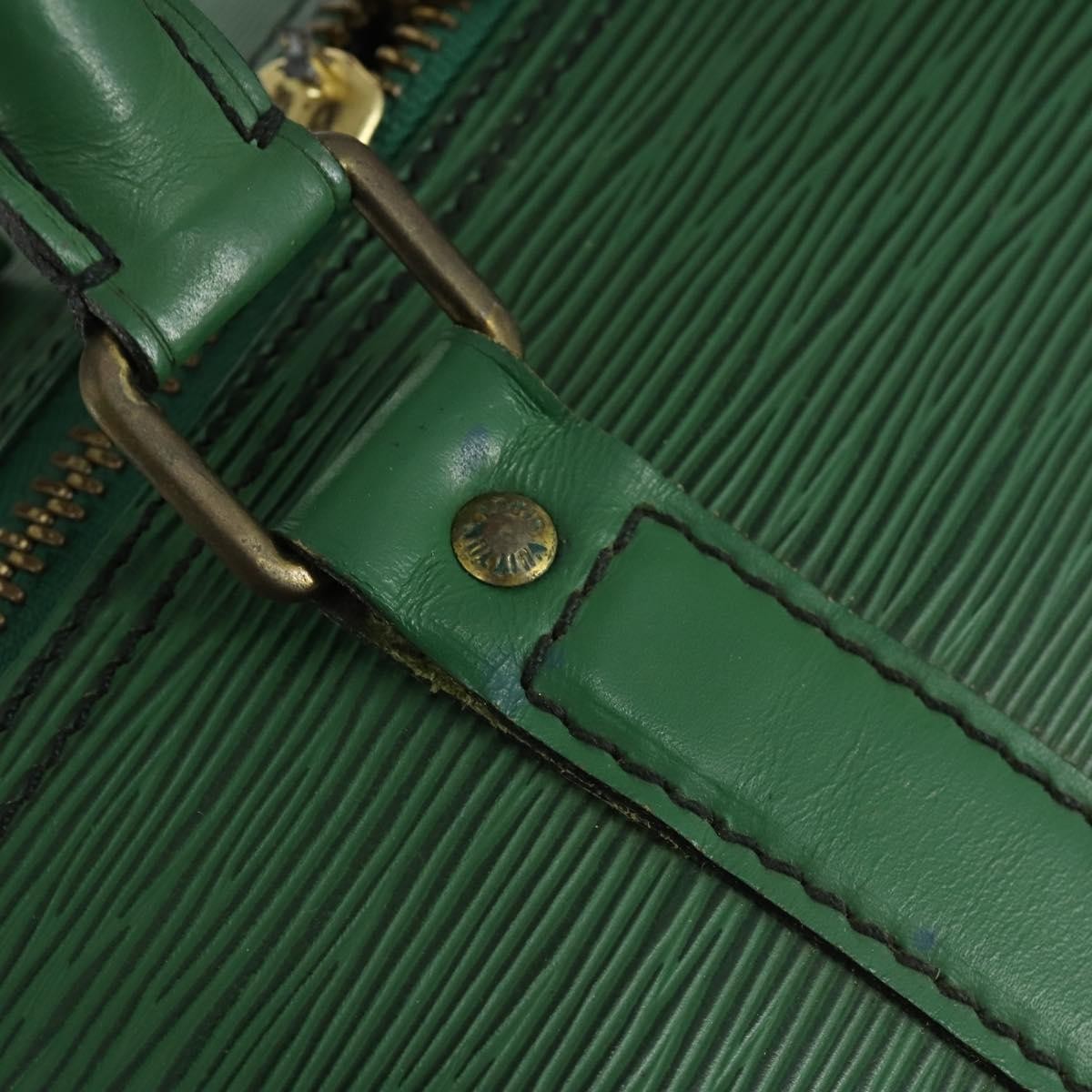 Louis Vuitton LOUIS VUITTON Epi Keepall 55 Boston Bag Green M42954 LV Authentic 158013