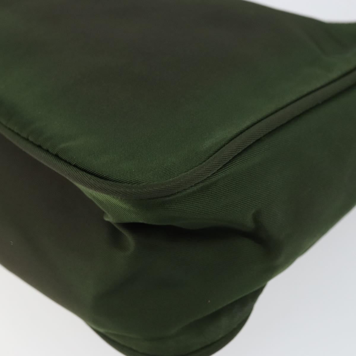 Prada PRADA Hand Bag Nylon Green Authentic 152801