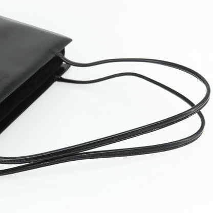Dior Christian Dior Tote Bag Patent leather Black Silver Authentic 176564A