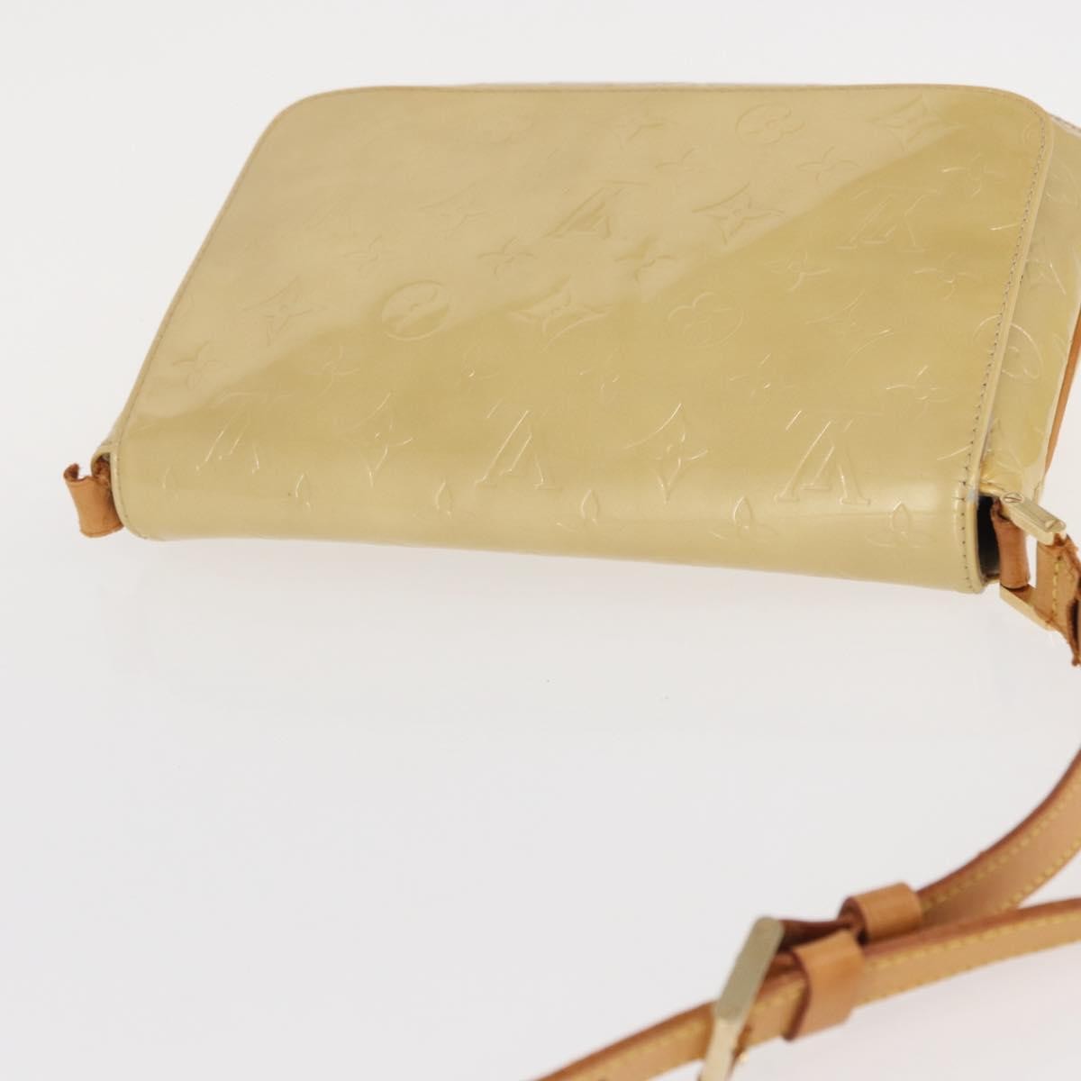 Louis Vuitton LOUIS VUITTON Monogram Vernis Thompson Street Bag Beige M91301 LV Authentic 156991