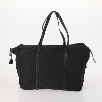 Prada PRADA Boston Bag Nylon 3 Set Red Black Authentic 174960