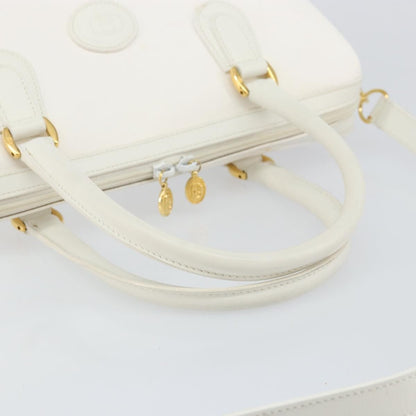 Gucci GUCCI Micro GG Supreme Boston Bag PVC 2way White Gold 002 123 0167 Authentic BA6571